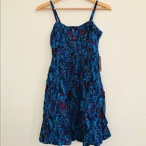 EXPRESS Floral Button Front Cami Dress